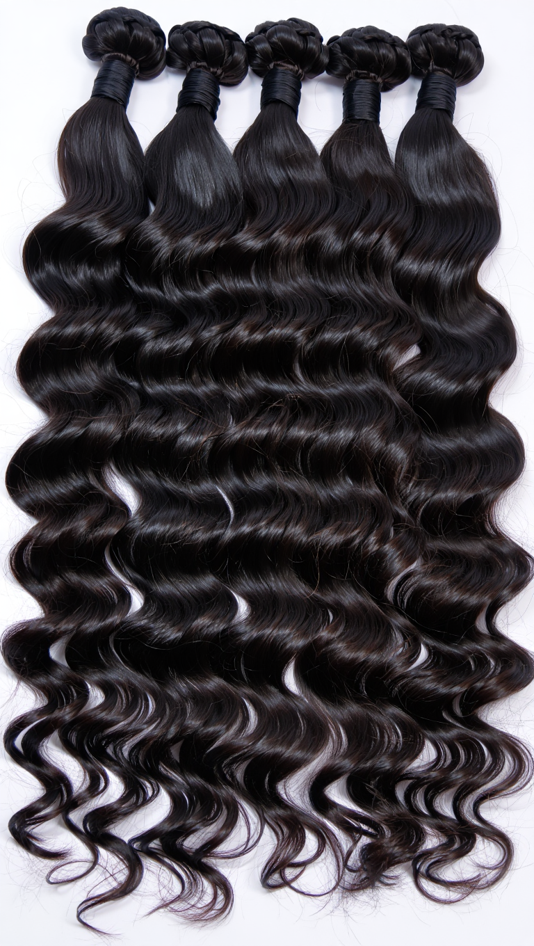 Deep Wave Human Hair Bundles