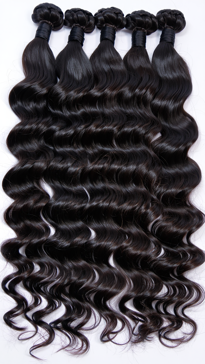 Deep Wave Human Hair Bundles