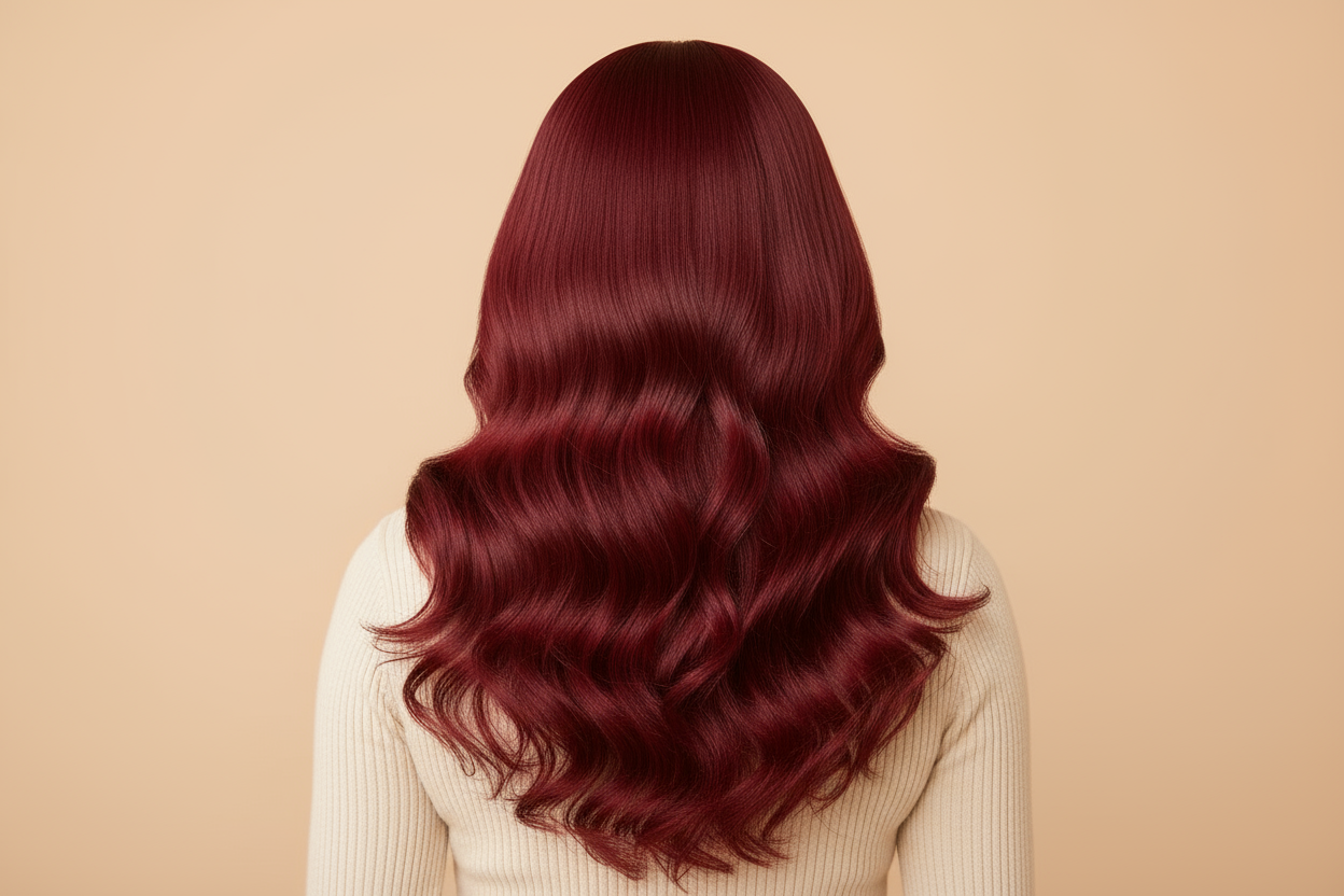 Burgundy Wig